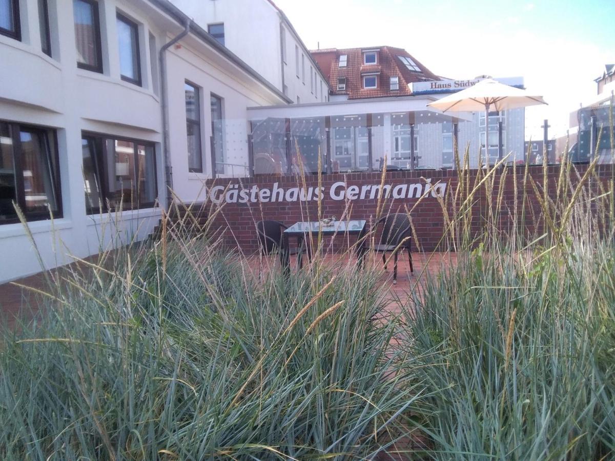 Gaestehaus Germania Wangerooge Eksteriør billede